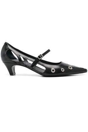 Black calf leather Punk pumps ROBERTO FESTA | PUNKNERO